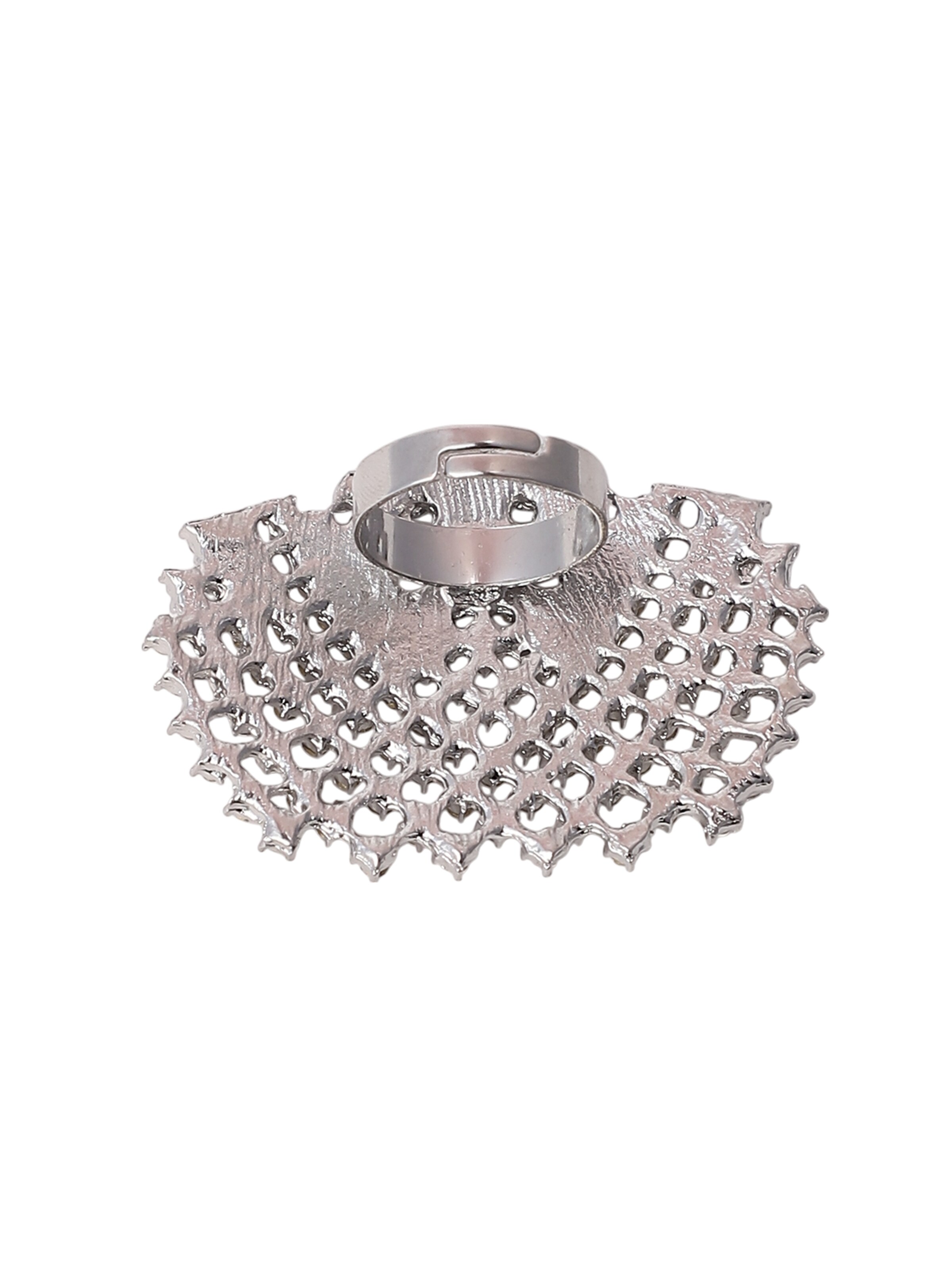 SOHI Prstan 'Charu' | srebrna barva