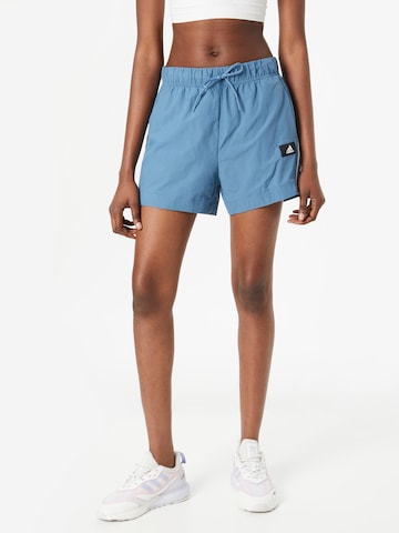 ADIDAS SPORTSWEAR Loosefit Sportshorts in Blau: predná strana