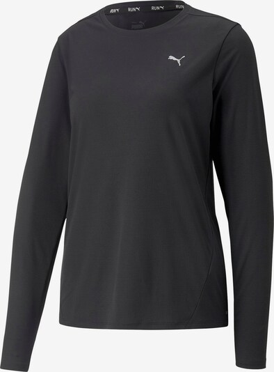 PUMA T-shirt fonctionnel en noir / argent, Vue avec produit