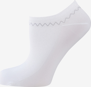 Nur Die Ankle Socks ' Schuhsöckchen ' in White: front