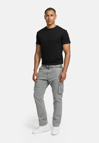 Regular Pantalon cargo 'INPascan' INDICODE JEANS en bleu