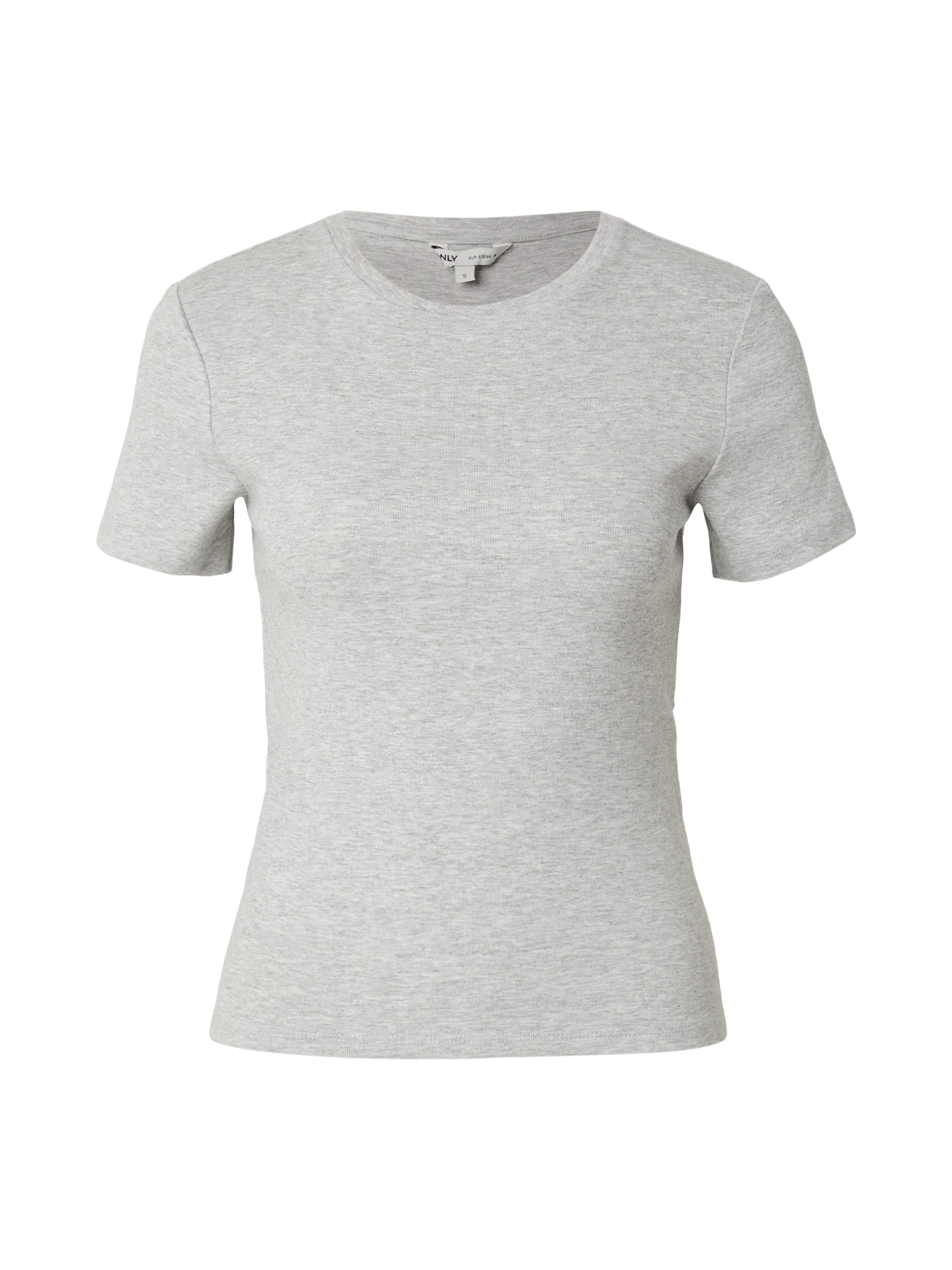 ONLY Μπλουζάκι 'ONLRILEY' σε γκρι: μπροστά