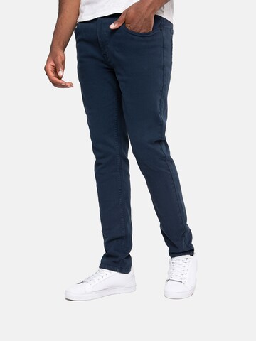 Threadbare Regular Broek in Blauw: voorkant