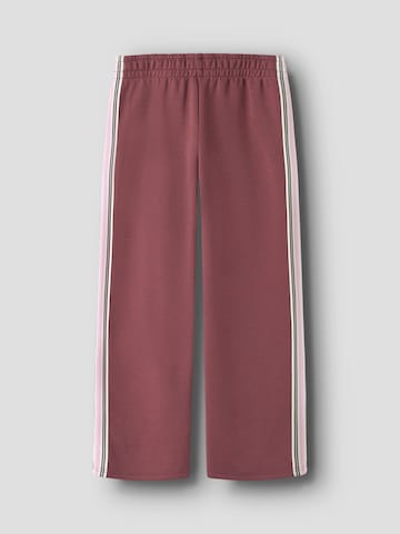 NAME IT - Pierna ancha Pantalón en rojo