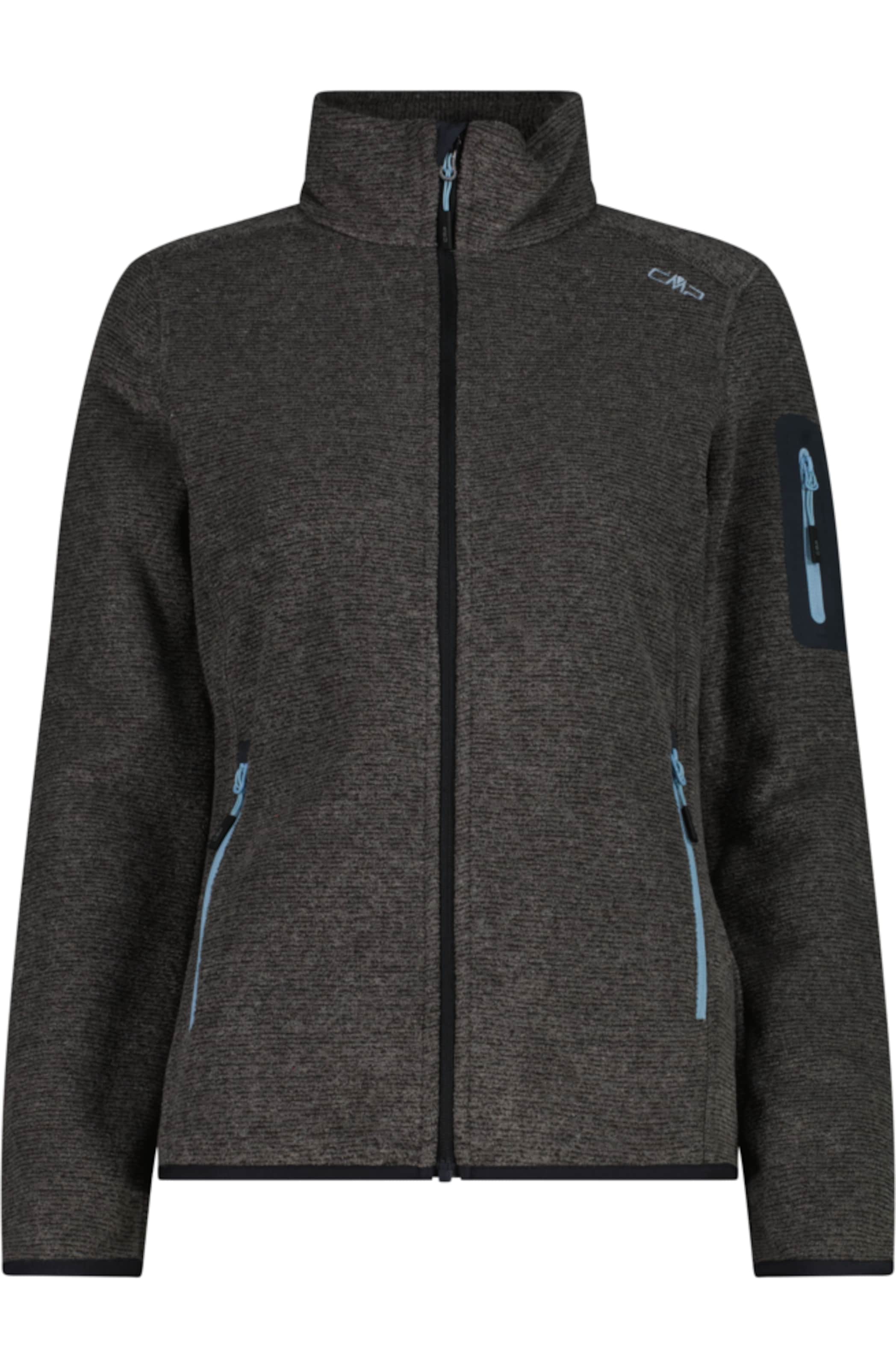 CMP Fleece Jacket in Grey: front