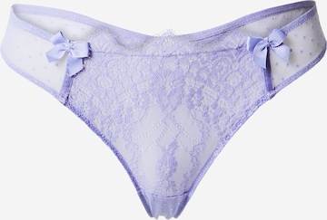 Hunkemöller - Tanga 'Marilee' em roxo: frente