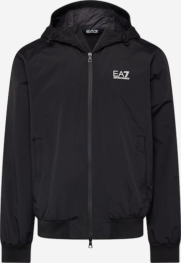 EA7 Emporio Armani Prijelazna jakna u crna / bijela, Pregled proizvoda