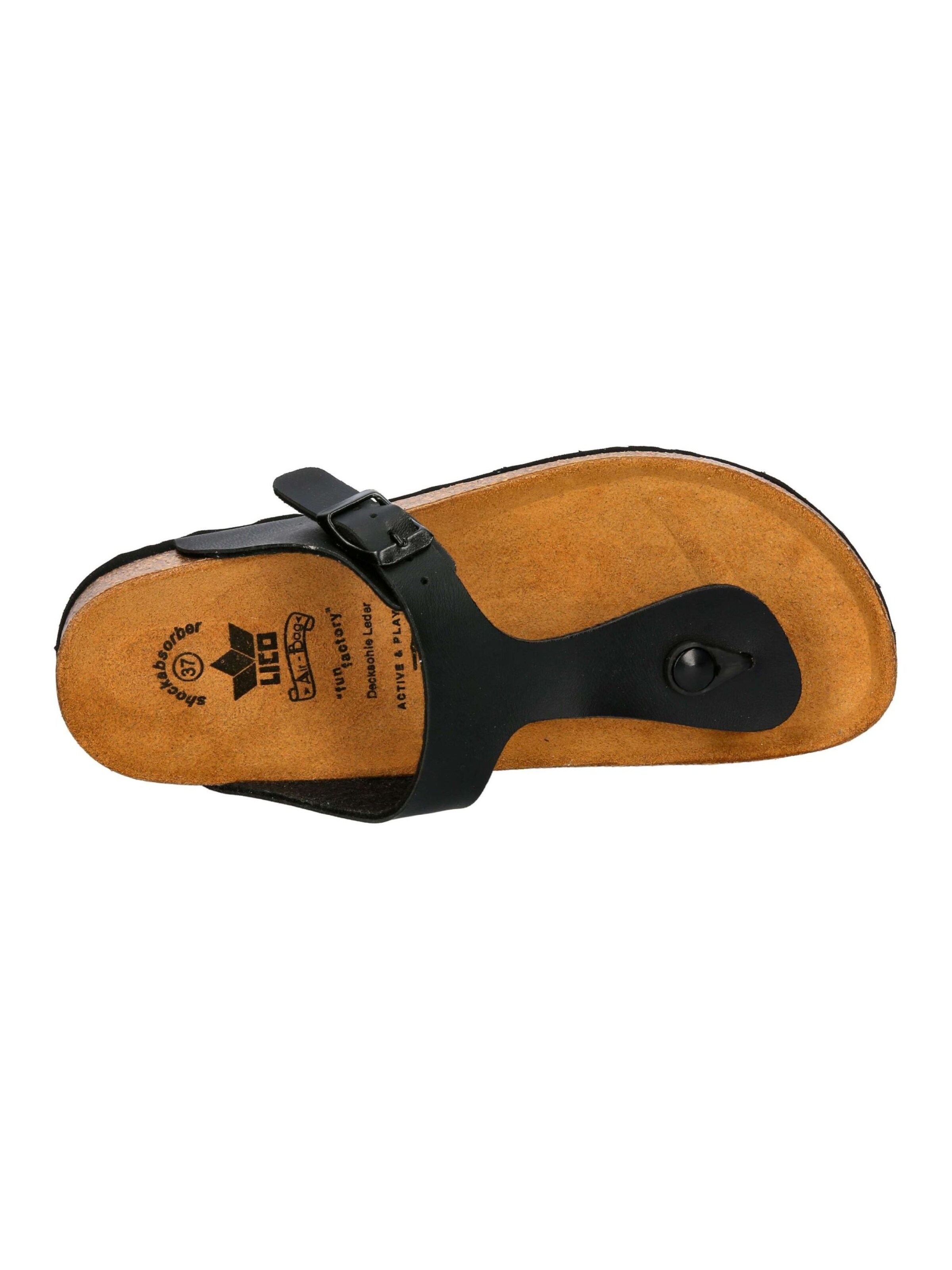 LICO Pantolette 'Bioline Trend' in Schwarz