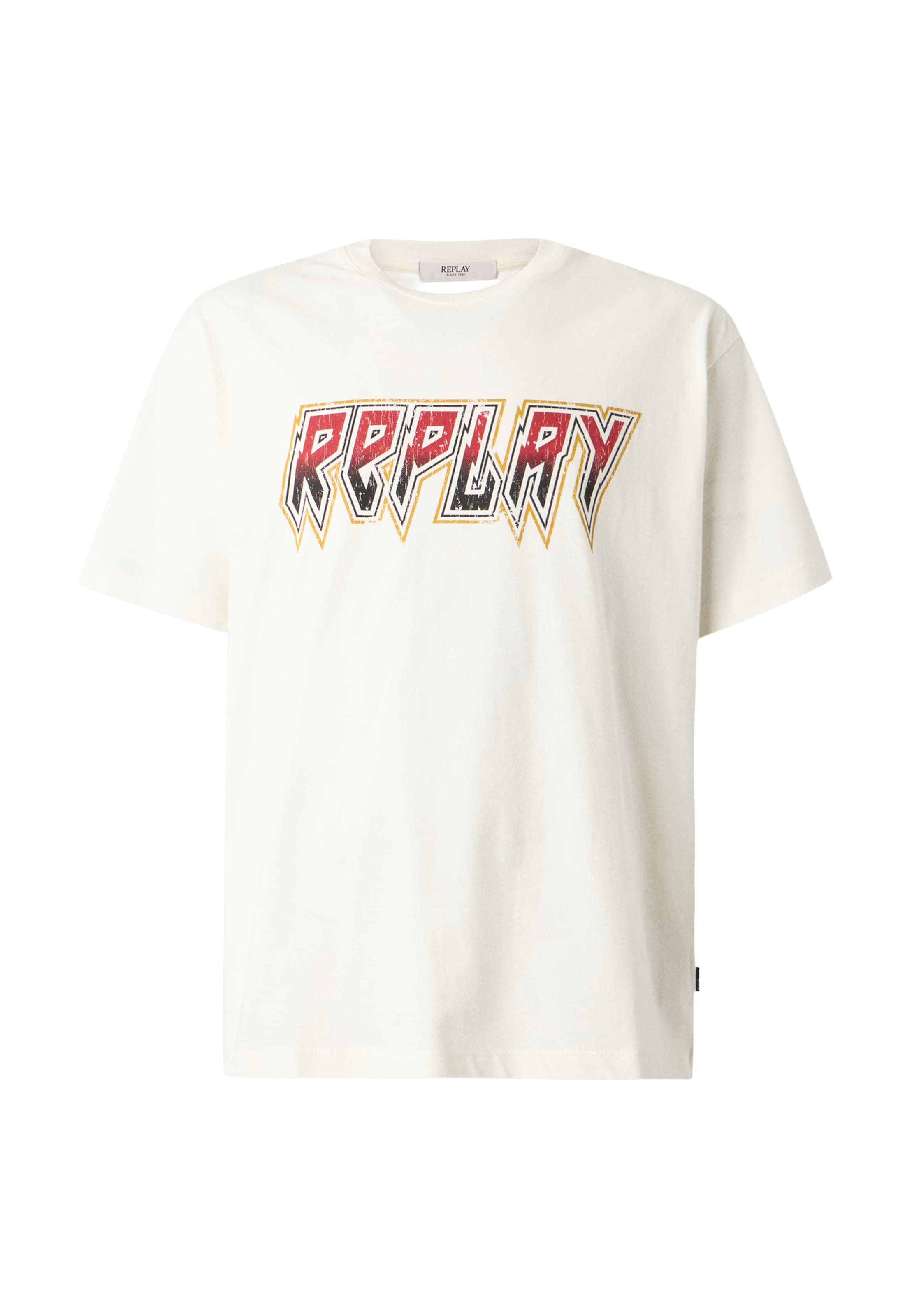 REPLAY - Camiseta en blanco: frente