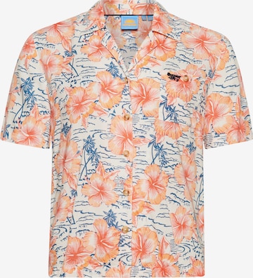 Superdry Shirt 'Vintage Beach Resort' in Blue: front
