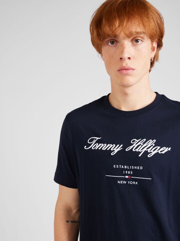 TOMMY HILFIGER - Camisa em azul