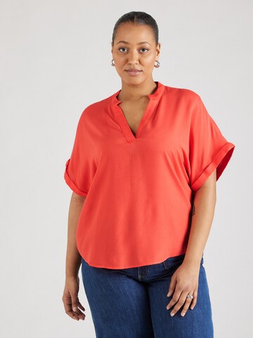 Camicia da donna 'VMCBeauty' di Vero Moda Curve in rosso: frontale