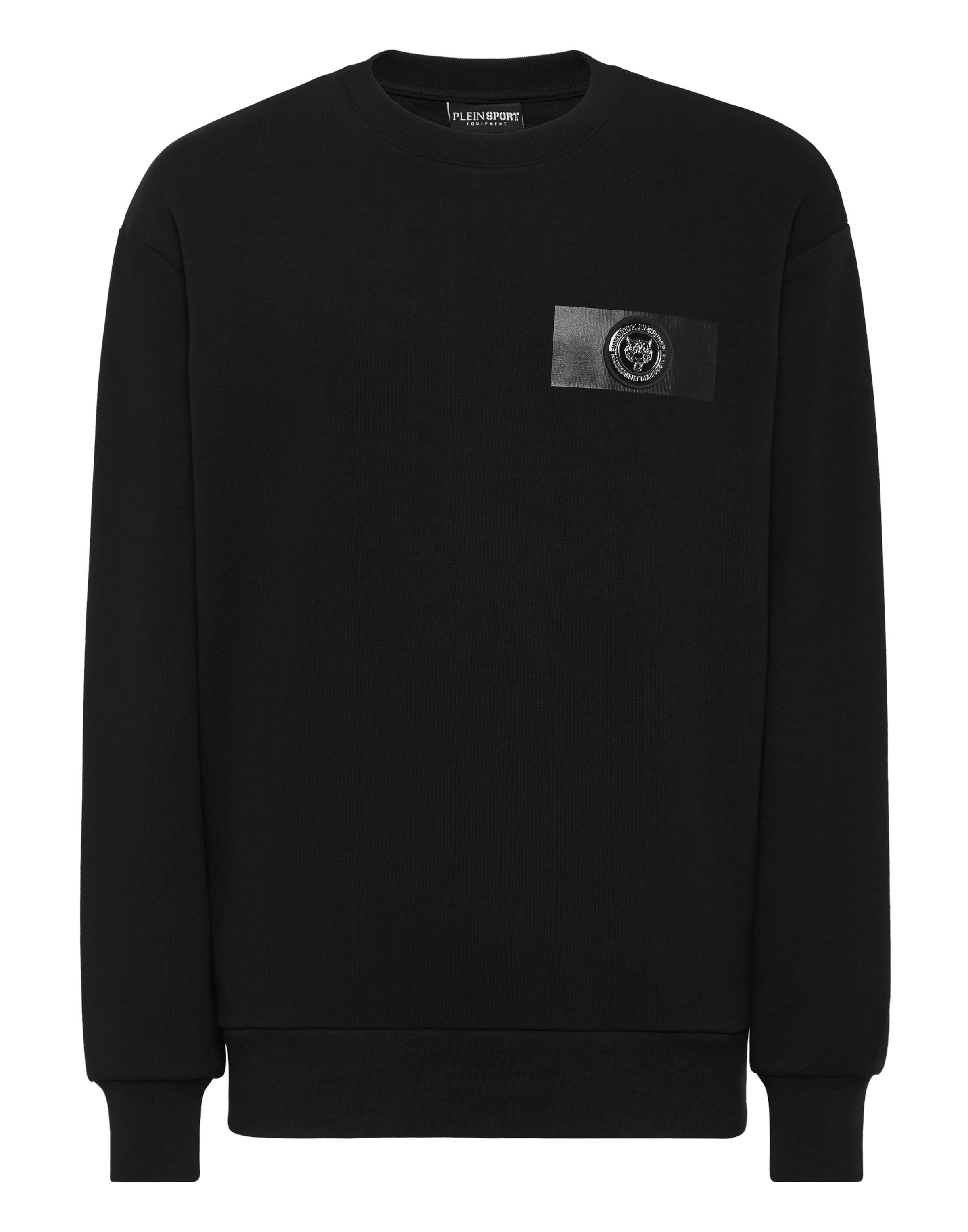 Plein Sport Sweatshirt in Black: front