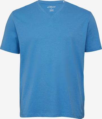 s.Oliver Shirt in Blauw: voorkant