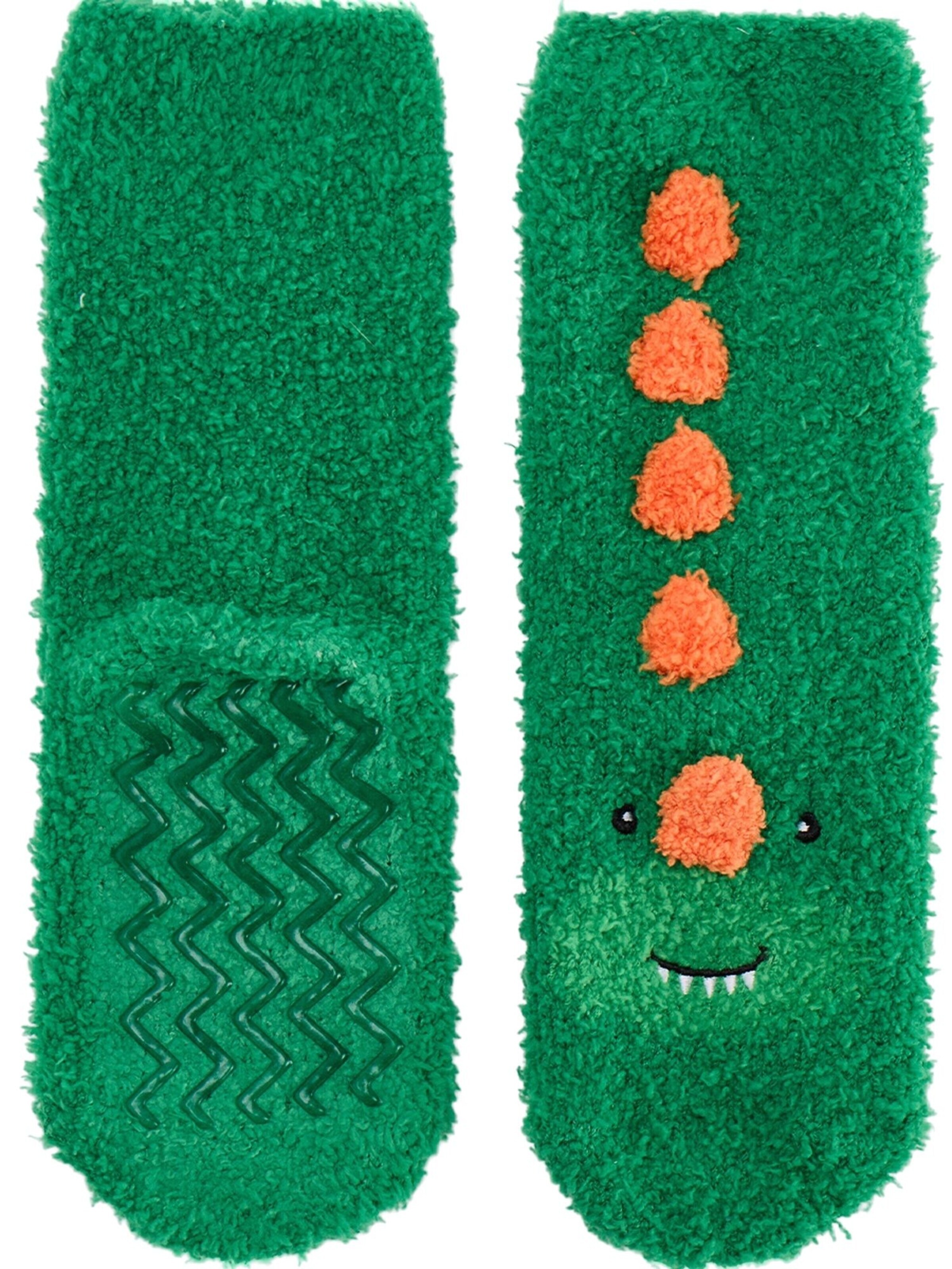 PentiČarape 'PENTI Kinder Socken mit Dino- und Einhornmuster' - zelena boja