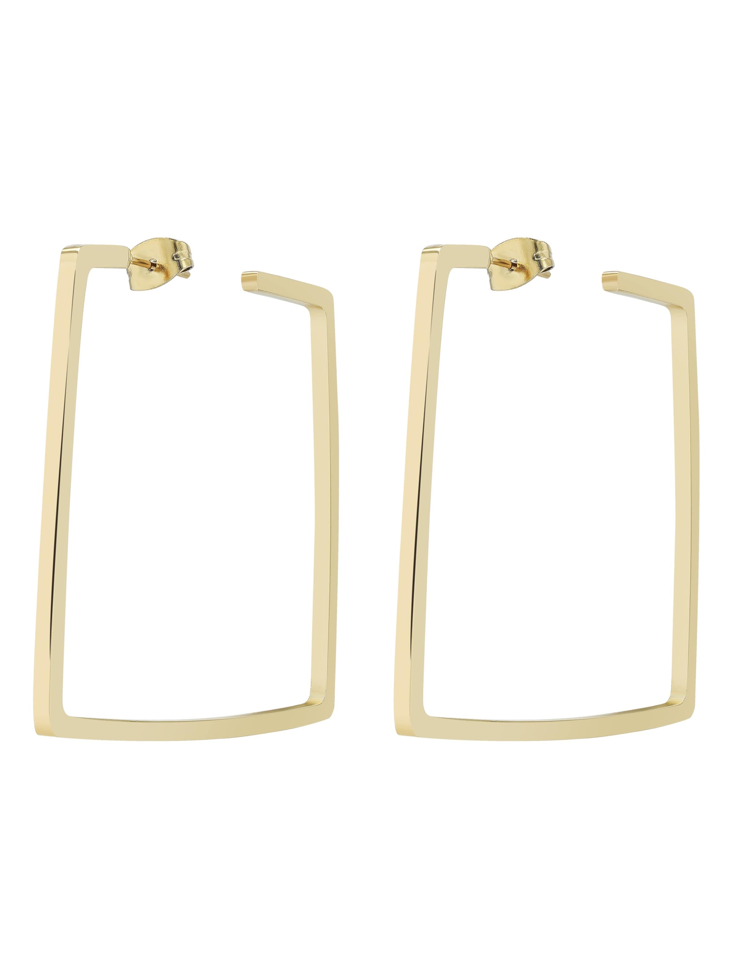 Akzent Earrings 'langlebig' in Gold: front