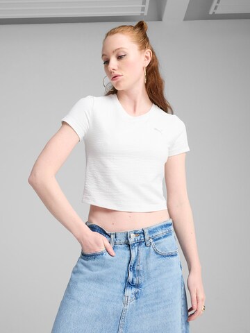 PUMA - Camiseta funcional 'Dare To' en blanco: frente