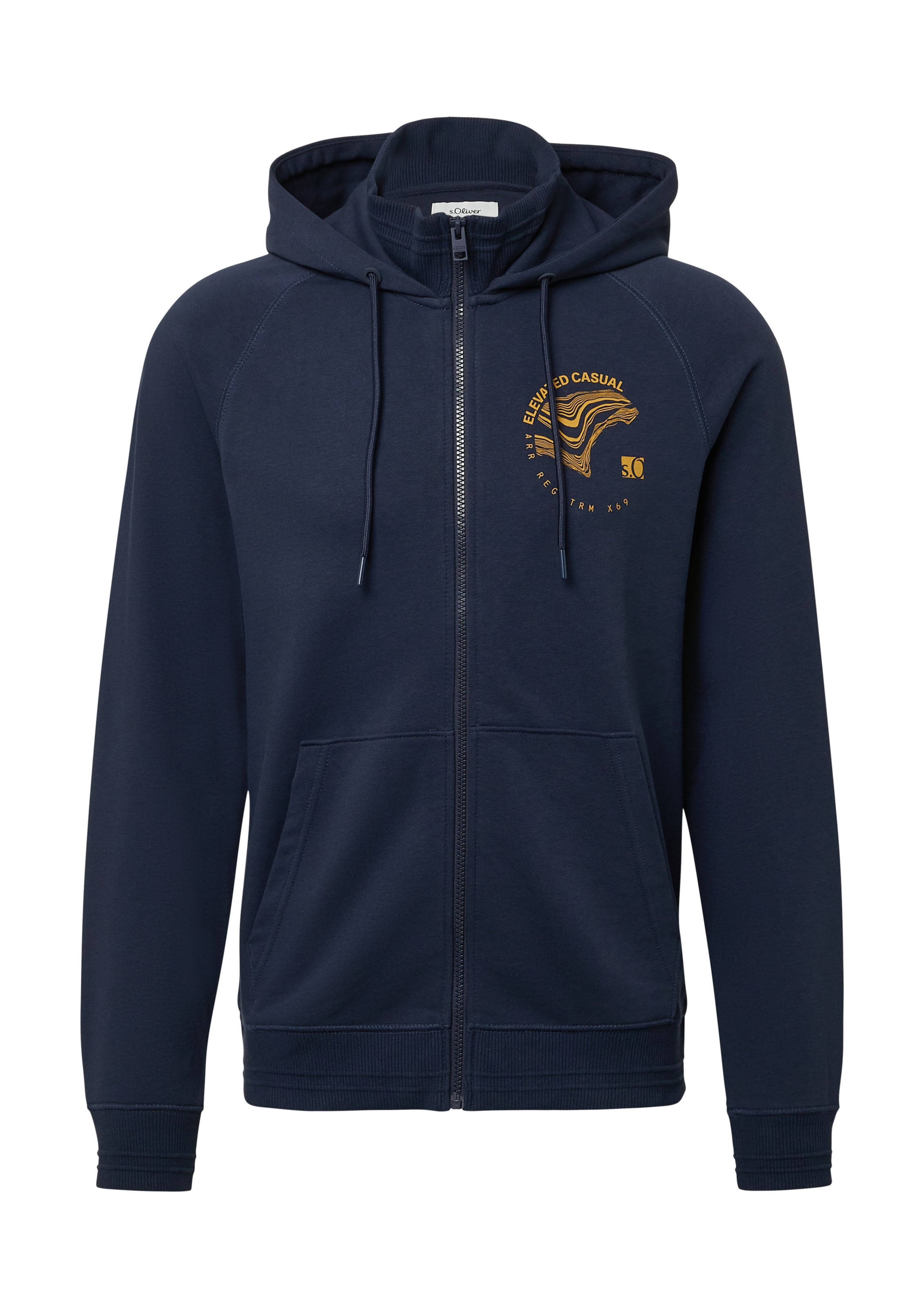 s.OliverGornji dio trenirke - plava boja: prednji dio