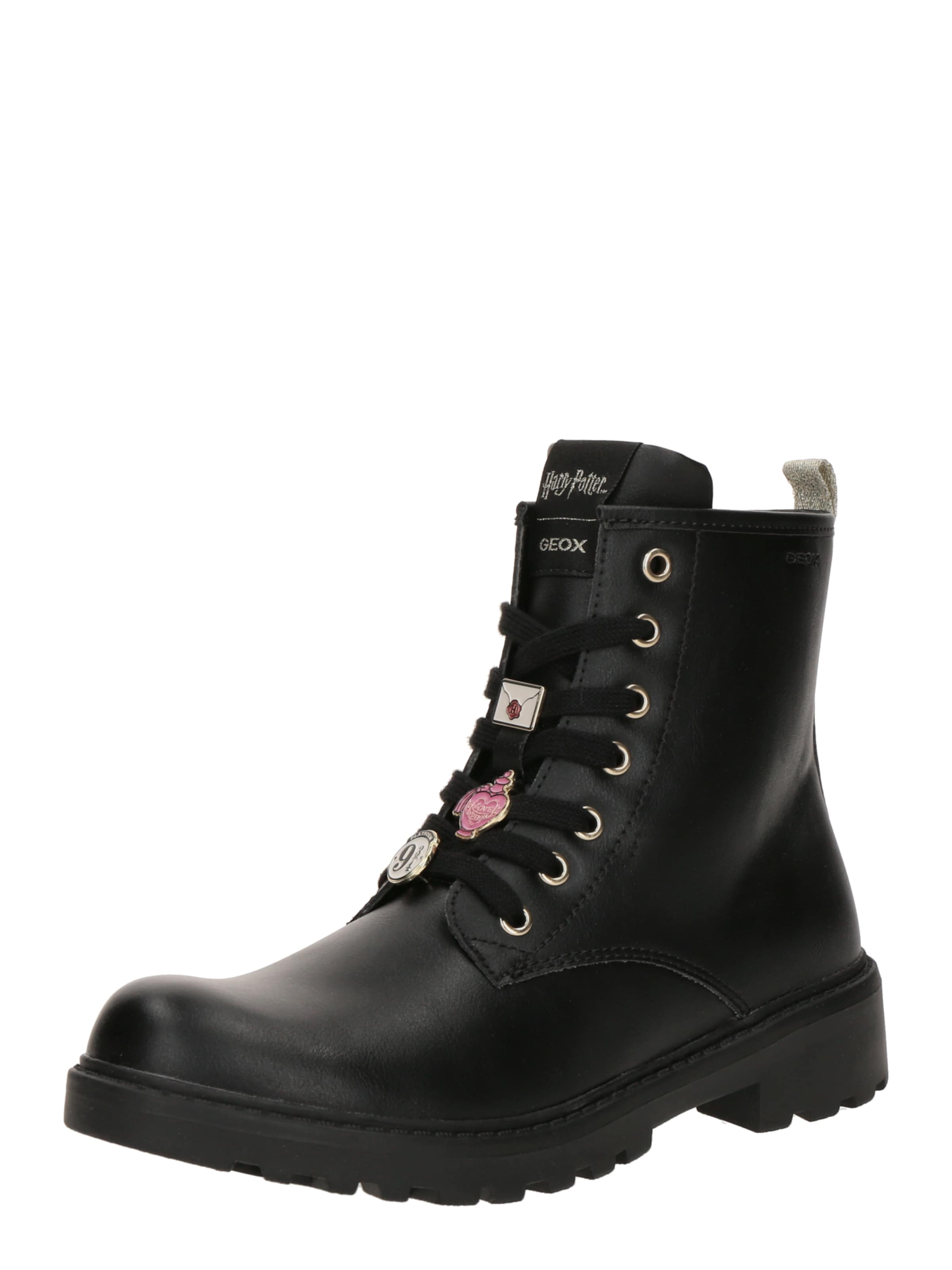 GEOX Ботуши 'Harry Potter' в черно: отпред