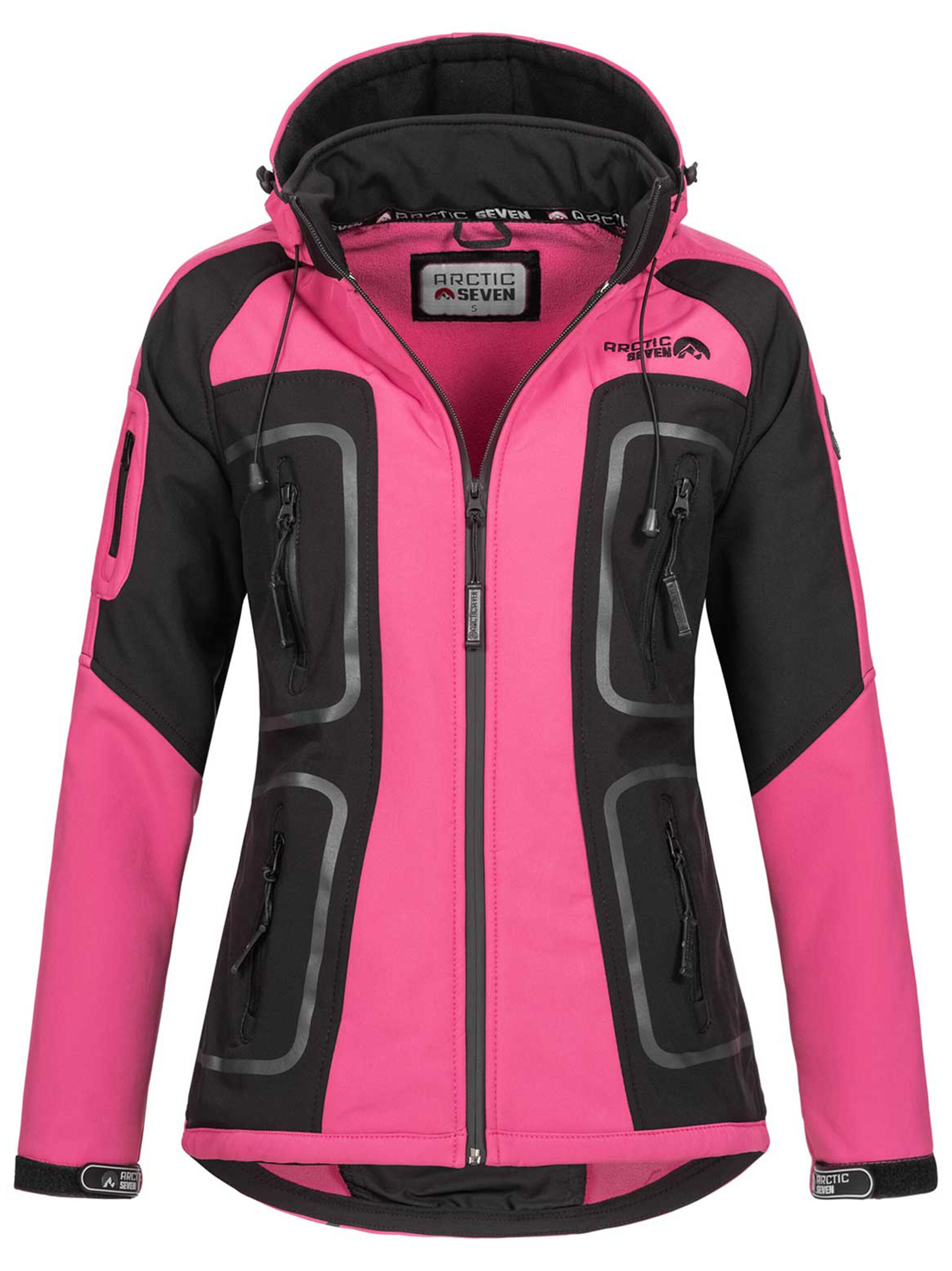 Arctic Seven Funktionsjacke in Pink: Vorderseite