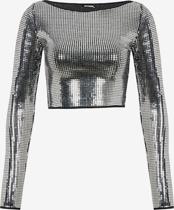 NOCTURNE Shirt in Silver: front