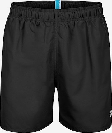 ARENA Beach Short 'FUNDAMENTALS' in Schwarz: predná strana