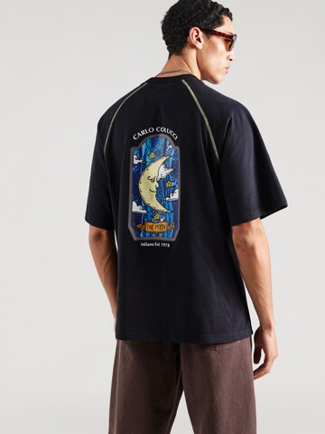 T-Shirt 'Eichbichler' Carlo Colucci en noir : devant