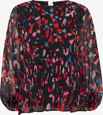 ICHI Bluse 'Nalla' in Schwarz: Vorderseite