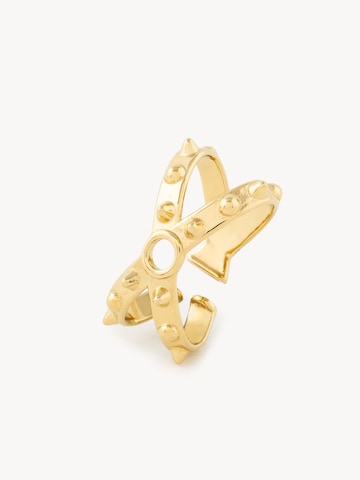 Boucles d'oreilles 'Ear cuff Marlo Glory G' YParis en or : devant