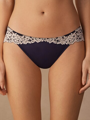 INTIMISSIMI Slip 'Pretty Flowers' in Blau: Vorderseite