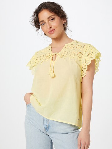 Pepe Jeans Blouse 'STELLA' in Geel: voorkant