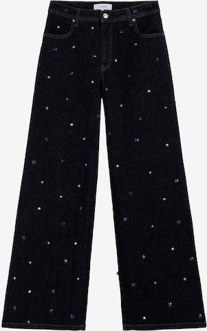 mėlyna Scalpers Plačios klešnės Džinsai: priekis