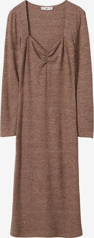 Robe 'Paulina' MANGO en marron : devant