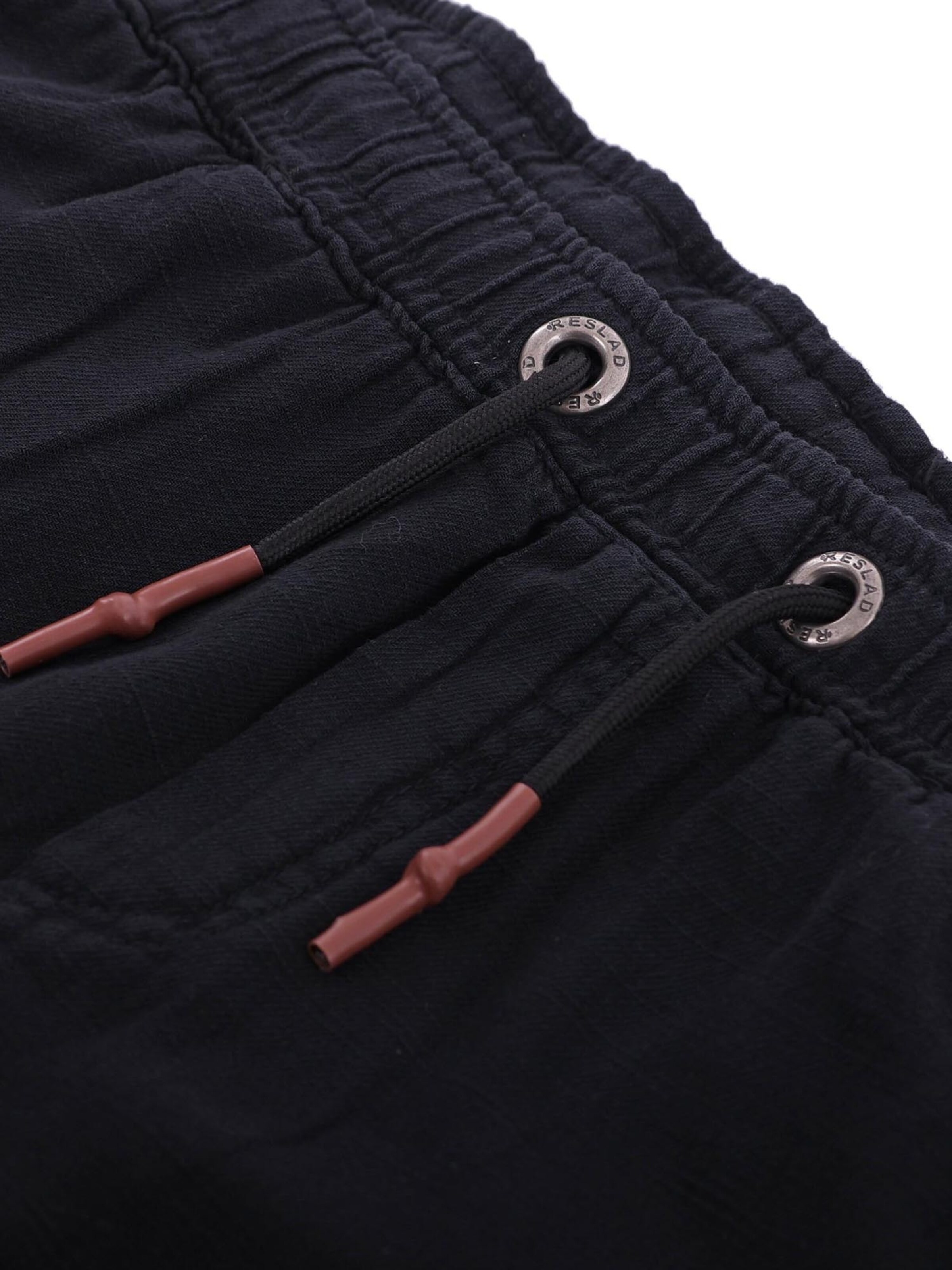 Reslad Regular Pants 'RS3003' in Black