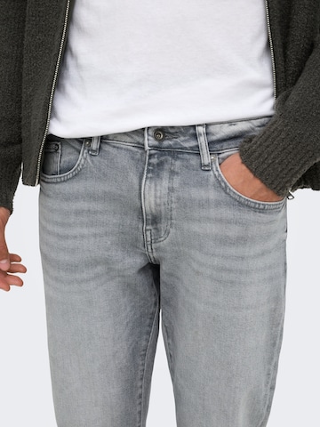 Only & Sons - regular Vaquero 'ONSWeft' en gris