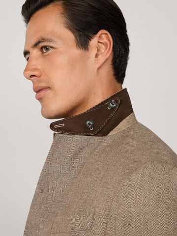 Hackett London Regular fit Business-colbert in Beige