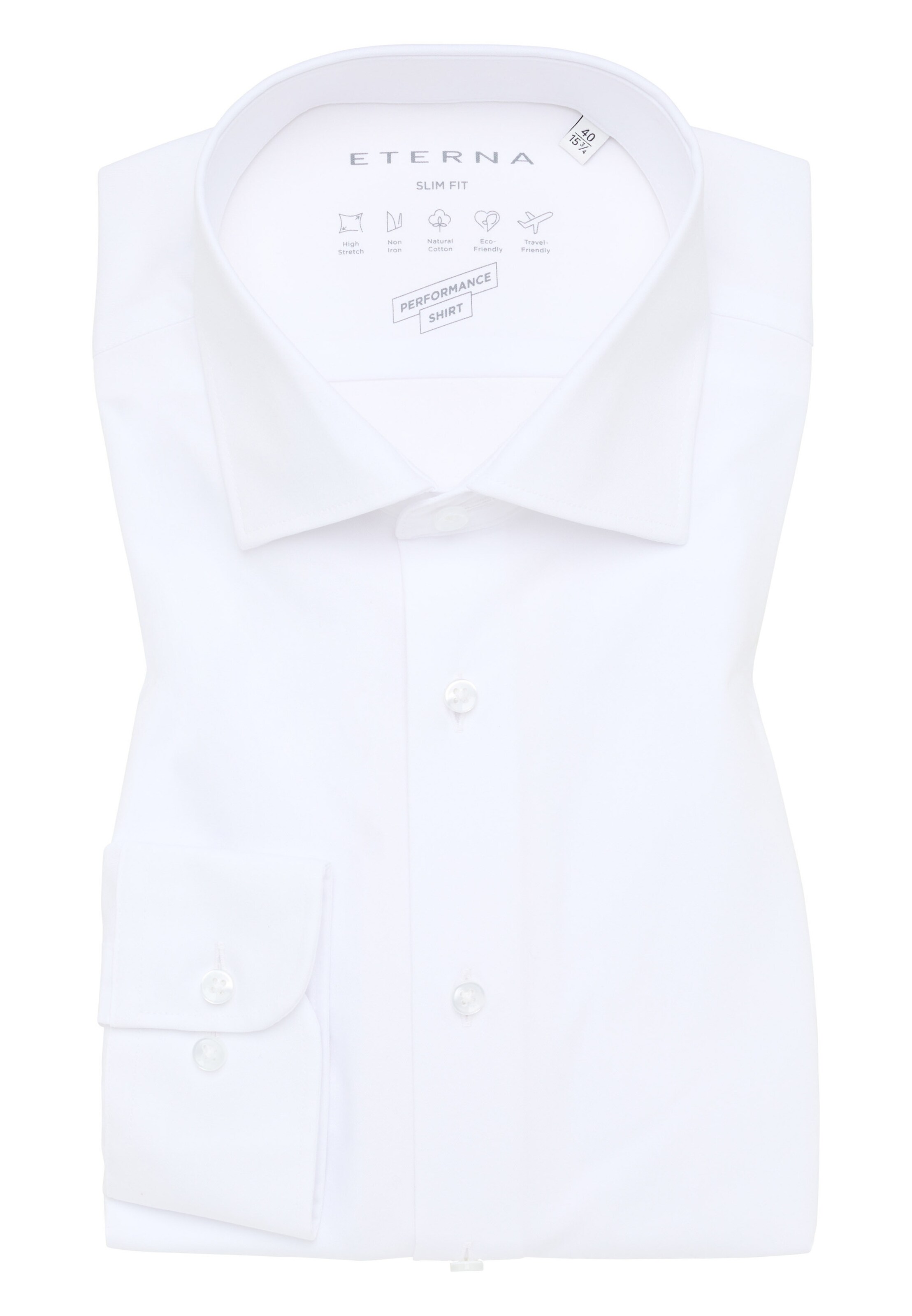 ETERNA Slim fit Business Shirt in White