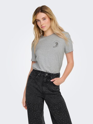 ONLY T-Shirt 'Kita' in Grau: Vorderseite
