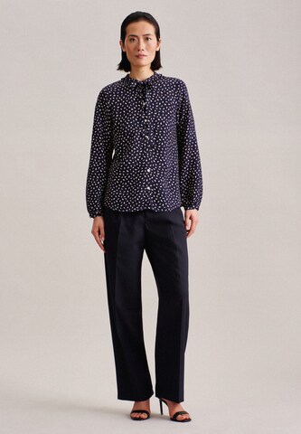 SEIDENSTICKER Bluse 'Schwarze Rose' in Blau