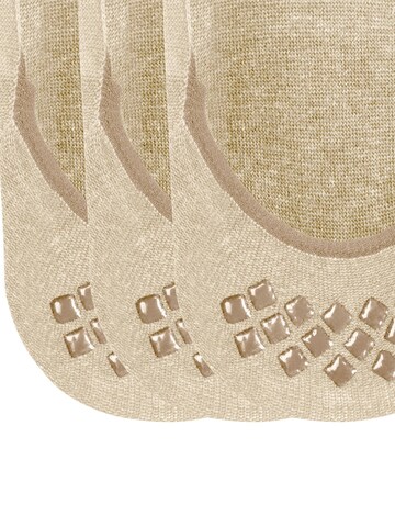 FALKE Füßlinge 'Step Medium Cut 3-Pack'‌‌‌‌‌‌‌ in Beige