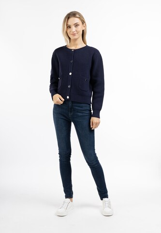 DreiMaster Maritim Knit cardigan 'Palpito' in Blue