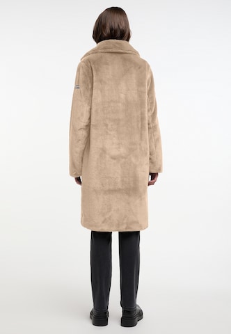 Frieda & Freddies NY Fake Fur Coat (Fellimitatmantel) in Beige