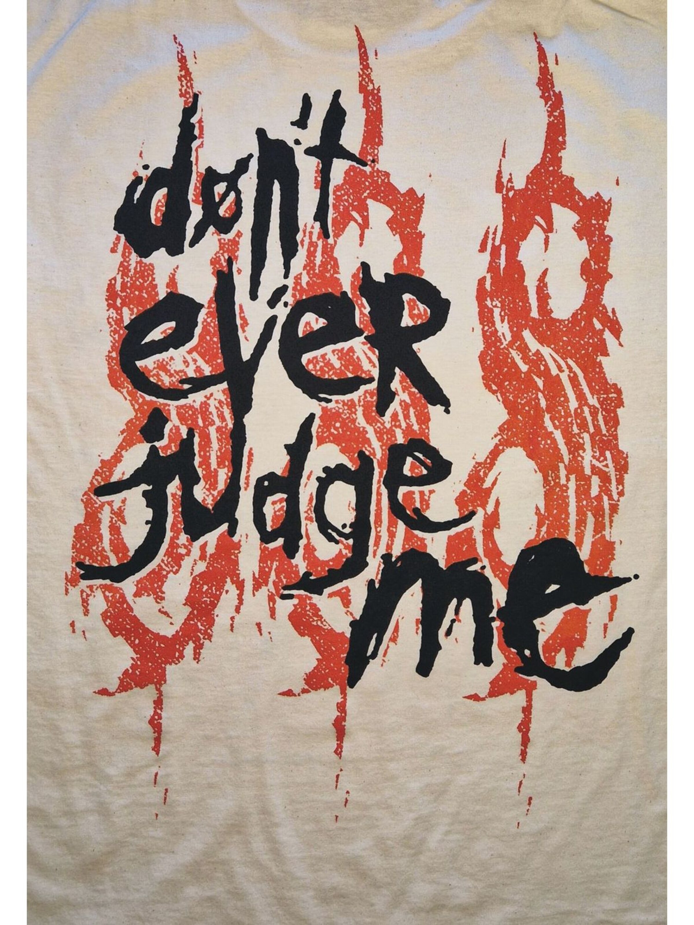 T-Shirt 'Slipknot Do Not Judge Us T-Shirt' SLIPKNOT en blanc
