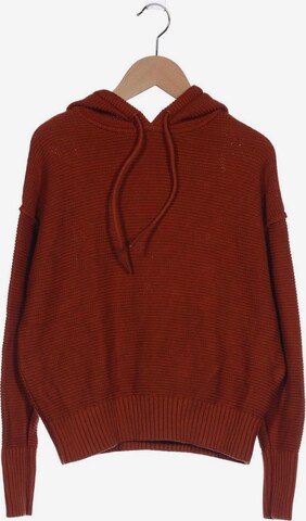 ESPRIT Sweatshirt & Zip-Up Hoodie in XS in Orange: front