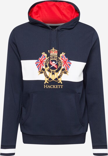 Hackett London Sweatshirt in Navy / Gold / Red / White, Item view