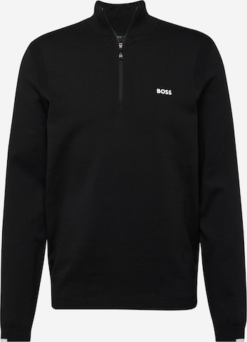 BOSS Green Sweater 'Ever-X' in Black: front