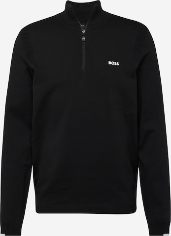 BOSS Green - Pullover 'Ever-X' em preto: frente