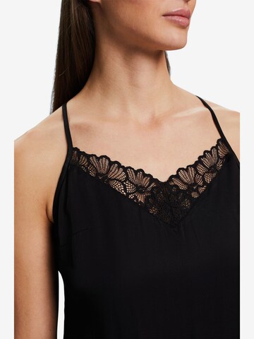 Chemise de nuit ESPRIT en noir