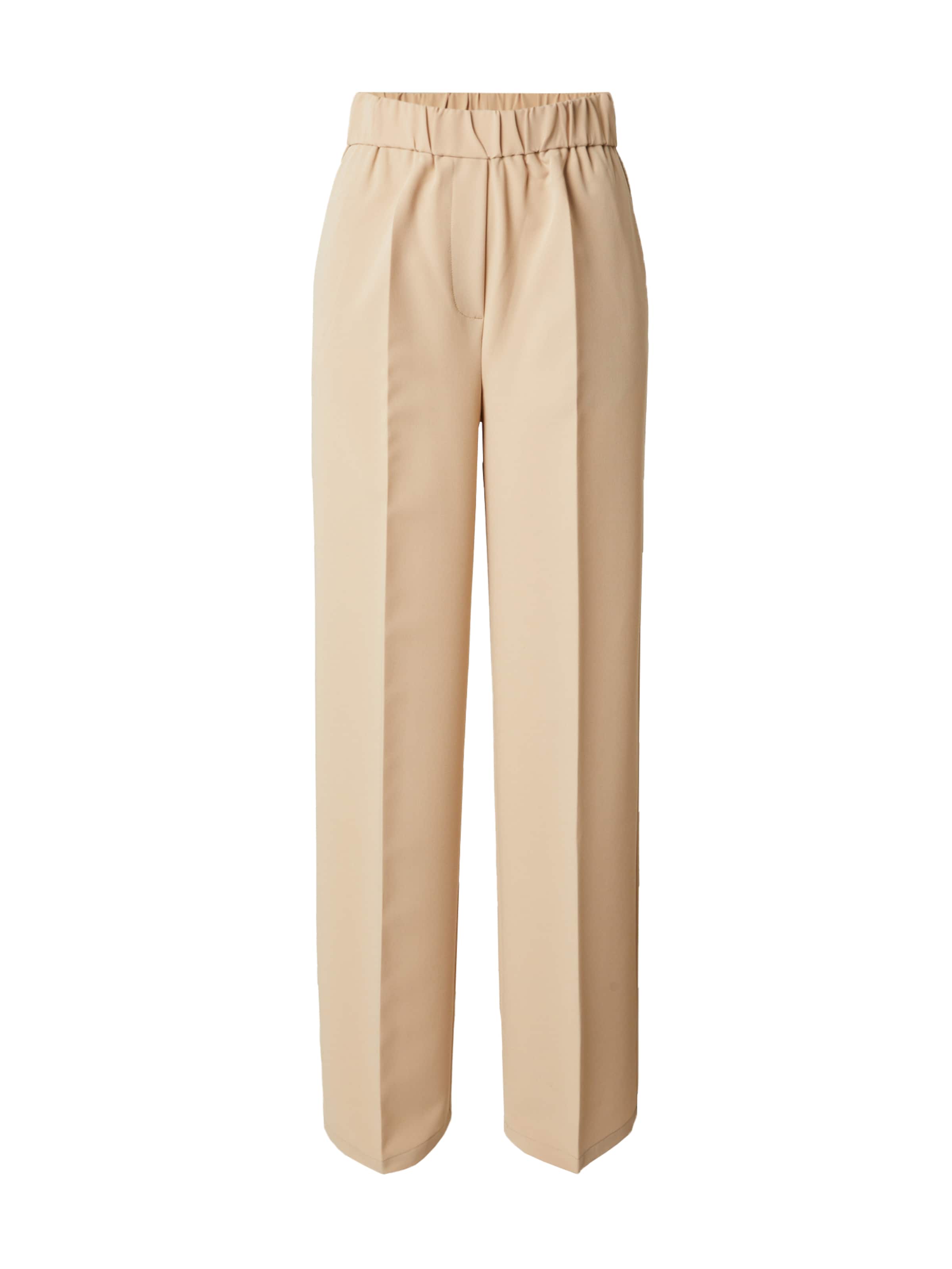 LeGer by Lena Gercke regular Bukser med fals 'Allie Tall' i beige: forside