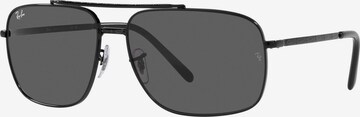 Lunettes de soleil Ray-Ban en noir : devant